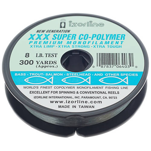Izorline International Inc. Izorline XXX Super Co-Polymer Clear and Hi-Vis Yellow and Smoke