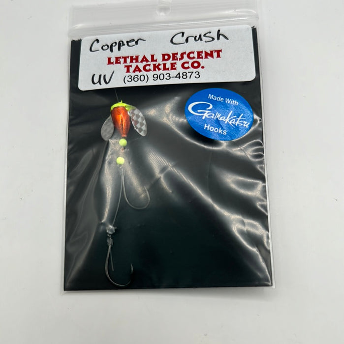 Lethal Descent Tackle Co. Custom Kokanee pretied leaders