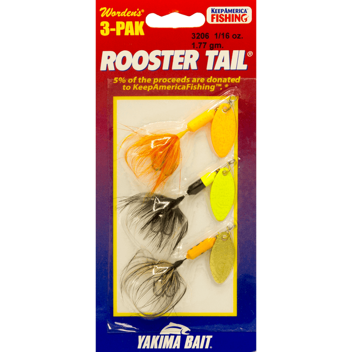Rooster Tail 3 Pak