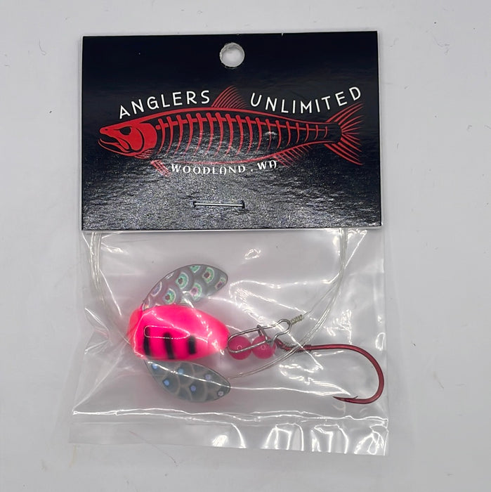 Anglers Unlimited Pre-Tied Spin Glo Leader with Single Hooks