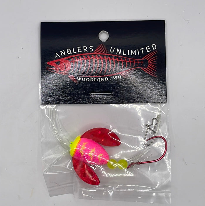 Anglers Unlimited Pre-Tied Spin Glo Leader with Single Hooks