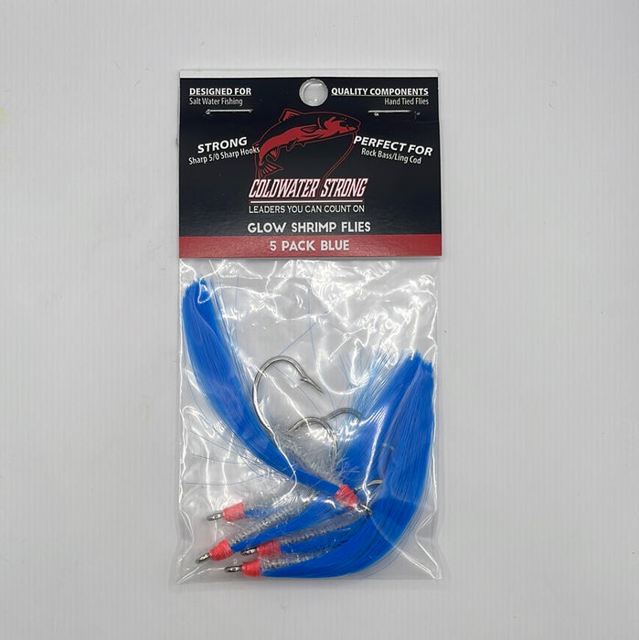COLDWATER STRONG 5/0 Shrimp Flies (5 pack)