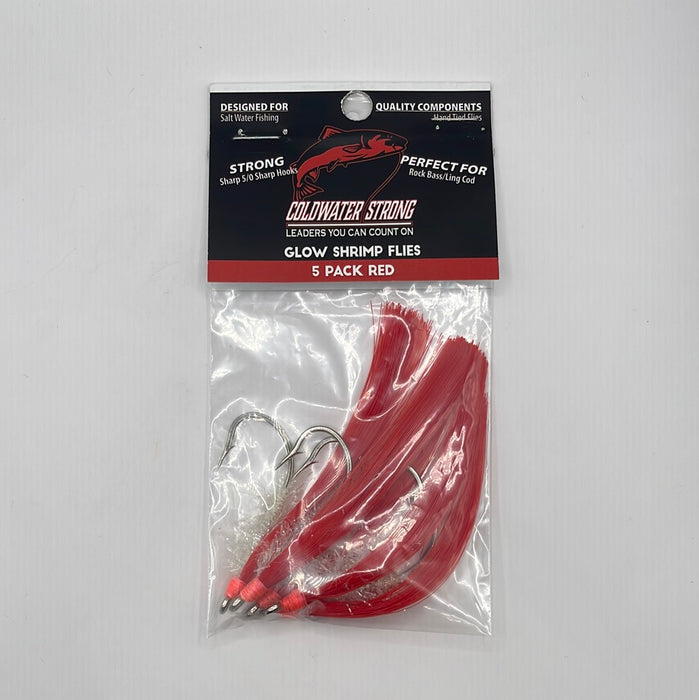 COLDWATER STRONG 5/0 Shrimp Flies (5 pack)