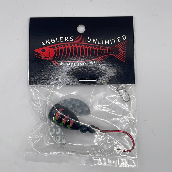 Anglers Unlimited Pre-Tied Spin Glo Leader with Single Hooks