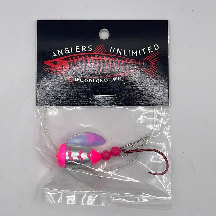 Anglers Unlimited Pre-Tied Spin Glo Leader with Single Hooks