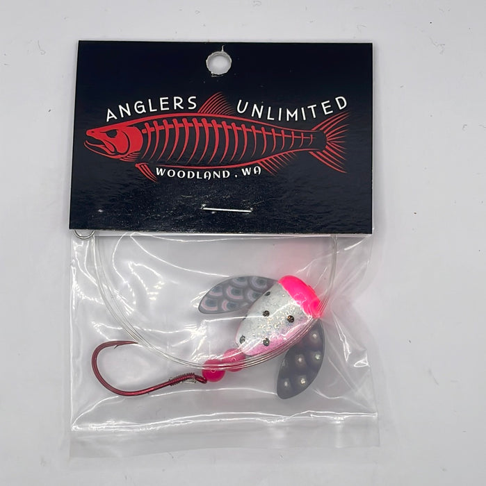 Anglers Unlimited Pre-Tied Spin Glo Leader with Single Hooks