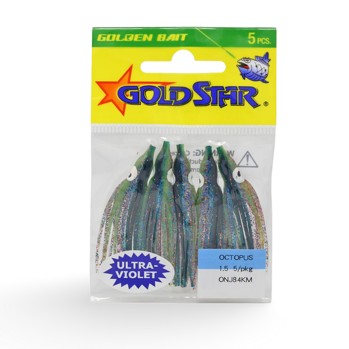Gold Star Hoochies by YamashitA 1.5 micro squid