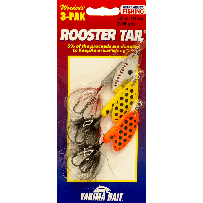 Rooster Tail 3 Pak